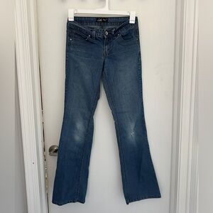 Y2k low rise wide leg jeans